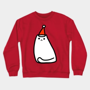 Christmas White Cat Crewneck Sweatshirt